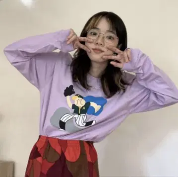 [미사용 새상품] 아이묭 고시엔 롱T S사이즈