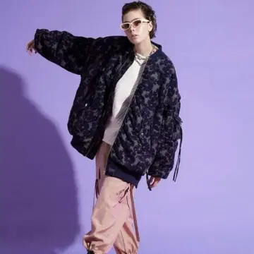 플라워 자카드 2WAY MA-1 Maison special