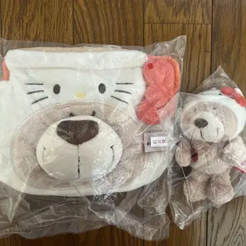 NICI 산리오 러브베어 키티 페이스 파우치 마스코트 키링
