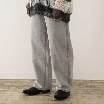 베이퍼라이즈 vaporize 몬로 5 포켓 데님 팬츠 M 그레이