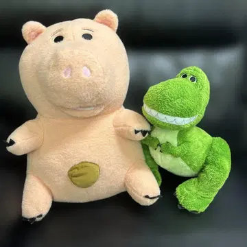 햄과 렉스 봉제 인형 세트