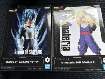 드래곤볼 피규어 오반 베지터 Gmateria saiyans 2체 세트