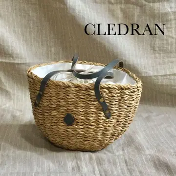 미사용 새상품 CLEDRAN 클레드란 바스켓 bag 내추럴