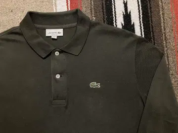 LACOSTE 피케 셔츠 긴팔 올리브 L1312