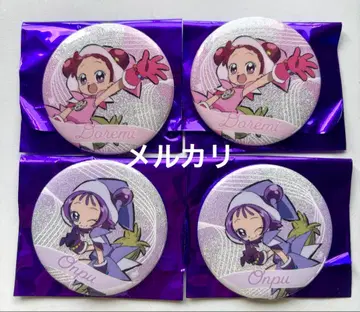 꼬마 마법사 레미 메모리얼전 캔뱃지 도레미/음표 4세트