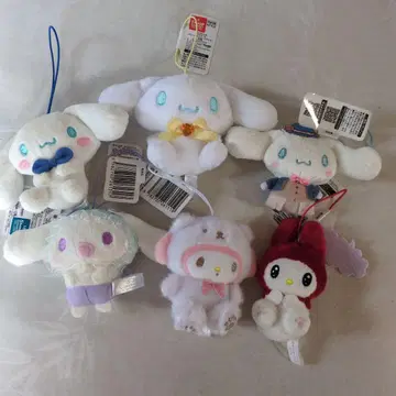 산리오 시나몬 마이멜로디 봉제 인형 키링