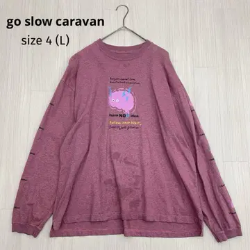 go slow caravan 긴팔 디자인 롱T 티셔츠