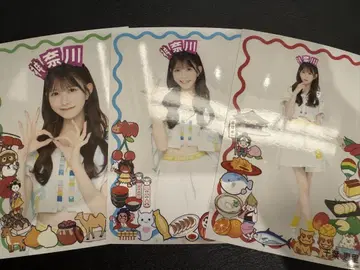치바 에리 AKB48 다이마루 지역 머리띠 랜덤 한정판 브로마이드 3종