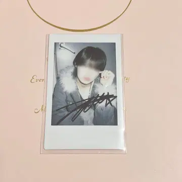 러브식 타로 친필 사인 폴라로이드