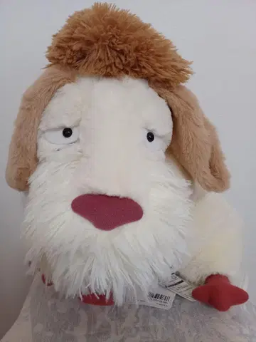 지브리 파크 한정판 흰 봉제 인형