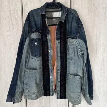 sacai 데님 커버올 19aw 사이즈 1