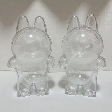 2개 세트 새상품! LABUBU 라부부 아크릴 보호 케이스 라부부 케이스