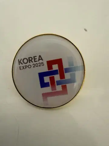 레어 한국관 오사카 엑스포 KOREA EXPO 2025 핀 배지