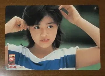 글리코 포키 키쿠치 모모코 책받침 Glico Pocky