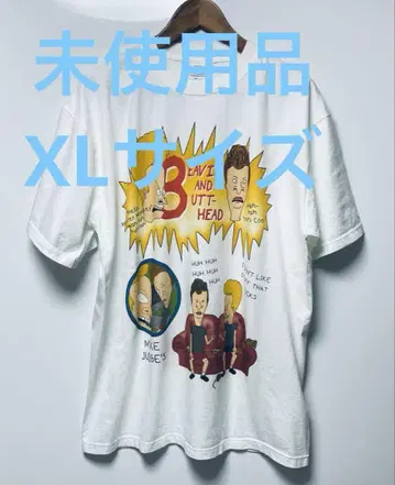 미사용품 BEAVIS AND BUTT-HEAD S/S TEE