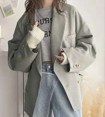 자켓 오버 사이즈
