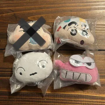 짱구는 못말려 페이스 봉제 인형 가챠가챠 봉제 인형 키링