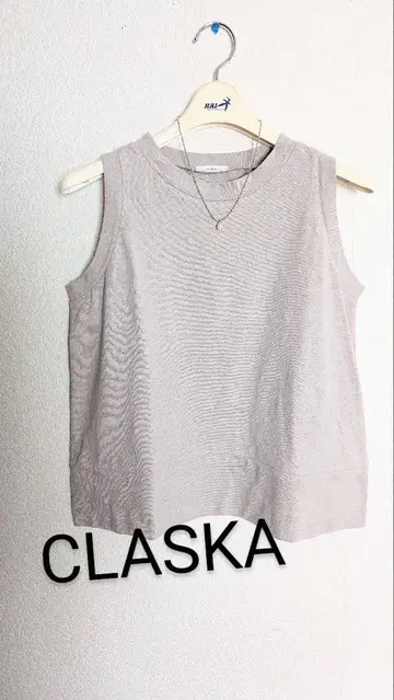 [새상품급] CLASKA 민소매 티셔츠 일본제