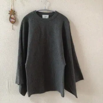 CLANE 클라네 니트 그레이 와이드 슬리브 size 1