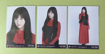 노기자카46 브로마이드 이케다 테레사 카가와 비대칭 3종 컴플