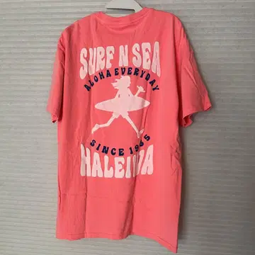 SURF N SEA HALEIWA 핑크 티셔츠 쇼핑백 포함