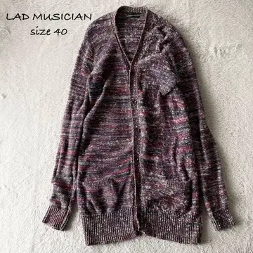 즉시 완판 LAD MUSICIAN MIX 니트 롱 가디건 사이즈 40