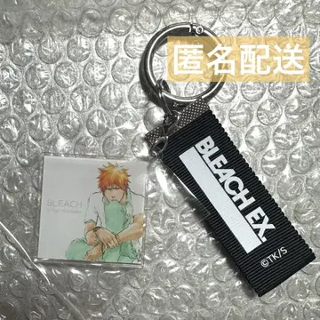 BLEACH EX 오리지널 레코드 자켓 키체인 쿠로사키 이치고
