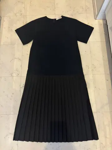 Demi-Luxe beams 원피스 네이비 플리츠