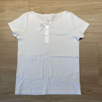 GALERIE VIE 소프트 저지 리브 하프 슬리브 티셔츠