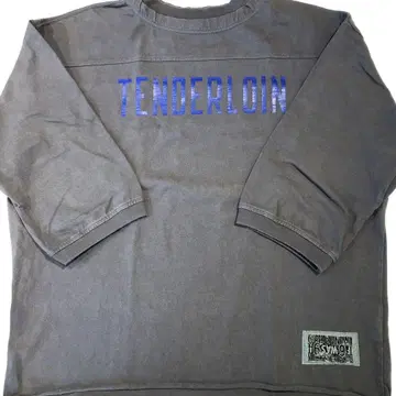 tenderloin 텐더로인 그레이 풋볼 T셔츠 L
