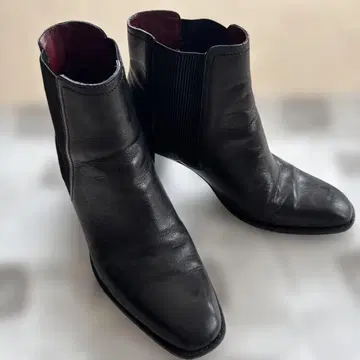 ZARA 블랙 사이드 고어 부츠 사이즈 40 25.0cm