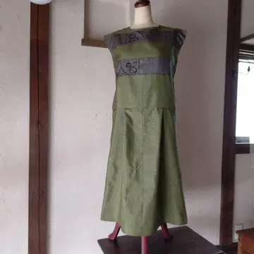 오시마 명주 원피스 기모노 리메이크