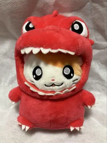 산에이 무역 고질라 똘똘이 햄스터 [고지햄군 봉제 인형 빨간색]
