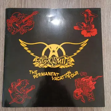 AEROSMITH 1988년 내한공연 팜플렛 + 티켓 반권