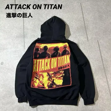 ATTACK ON TITAN 진격의 거인 movie 무비 후드티 블랙 M