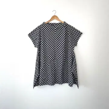 MOYURU 깅엄 체크 원피스 면 100 L 상당