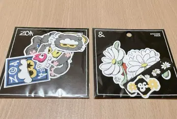 ZO&FRIENDS popup 스티커 zoa a&ne 2종 세트