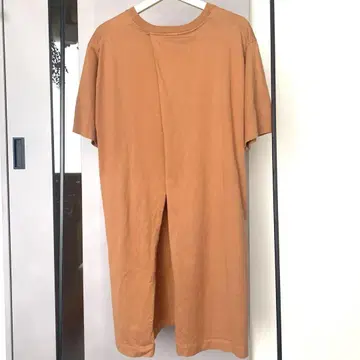 브라운 슬릿 반팔 원피스