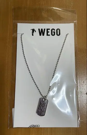 컴파스 WEGO 콜라보 도그 태그 목걸이 타다오미 특전 포함