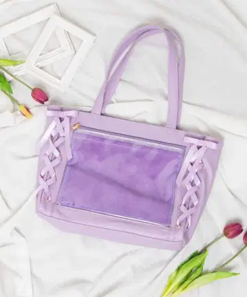 WEGO 레이스업 이타백 퍼플 S 사이즈