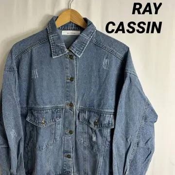 RAY CASSIN 레이 카즌 데님 자켓 데미지 오버 사이즈