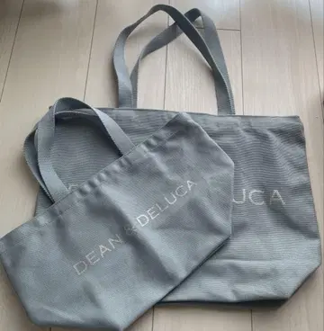 DEAN & DELUCA 차리티 토트백 스노우 블루 S L 세트