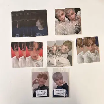 TXT 앨범 Afterglow 럭키드로우 휴닝카이 유니 트레이딩 카드