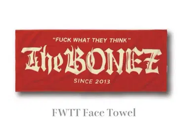 The BONEZ 타월 빨간색