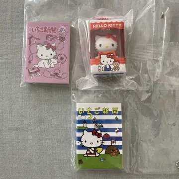산리오 초코 박스 딸기신문 콩 가샤 노트 헬로키티 챠미