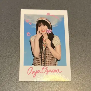 노기자카46 오가와 아야 NOGI CAFE 노기 카페 폴라로이드풍 스티커
