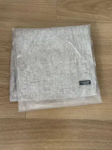 캐시미어 무지 그레이 머플러 새상품 100% cashmere