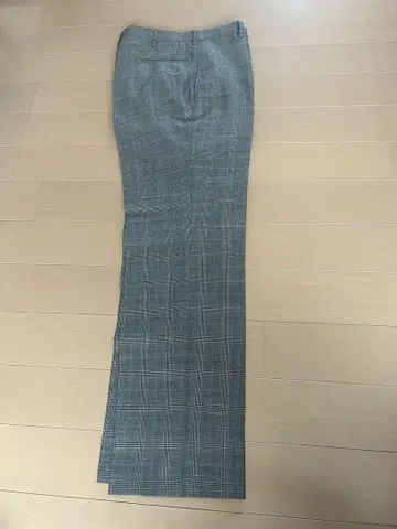 체크 무늬 슬랙스 S-30N 허리 82