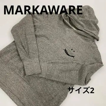 MARKAWARE 후드티 사이즈 2 그레이 #1938