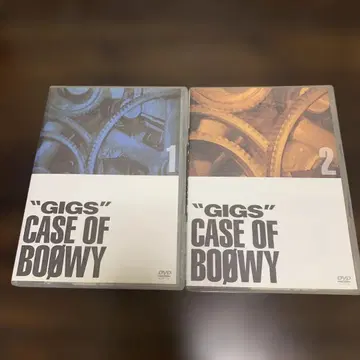'GIGS' CASE OF BOOWY DVD 전권 세트 전2권